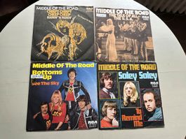 MIDDLE OF THE ROAD tolle rare Singles  Hits Kult Charts Top