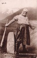 Schweiz Schweizer Bauer in Tracht