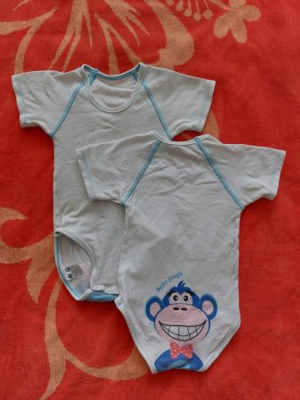 2x J Bimbi Body Gr. 0-36 Mt. Affe