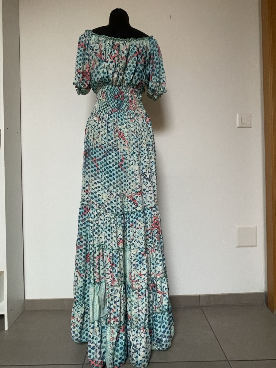 Vestiti: Boho Maxi Stufenkleid aus Seide – Nuovo (secondo la descrizione) da Sigriswil venduto da ck56 1