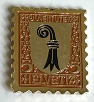 Kantonswappen Basel Stadt Pin limitiert selten nur 1000 Ex.