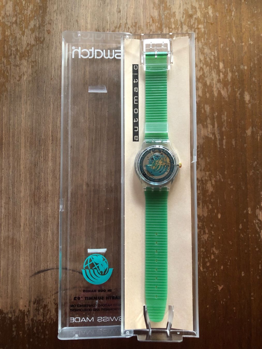 Swatch Orologi: Swatch earth summit 92 retro – Usato da Zuchwil venduto da Space08