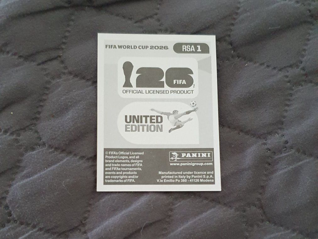 Panini Carte collezionabili: Panini Sticker WM 2026 - RSA 1 WIMPEL – Nuovo (secondo la descrizione) da Beromünster venduto da boeggy 1