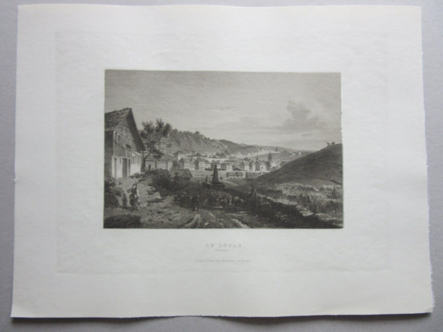 Stiche: LE LOCLE  STAHLSTICH – Gebraucht aus Gersau von grafik-kunst 2