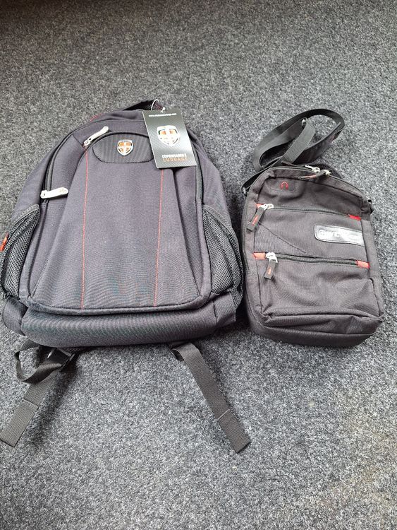 RUCKSACK ELLEHAMMER UND UMHÄNGETASCHE WENGER (Neu (gemäss Beschreibung ...