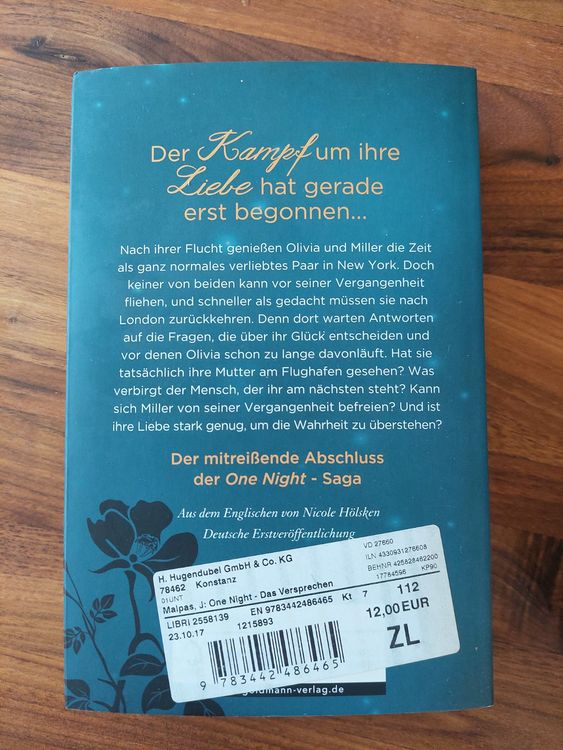 Jodi Ellen Malpas: One Night – Das Versprechen, Bedingung... (Gebraucht
