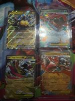 4 Pokemon Karten Set EX und GX gemischter Zustand