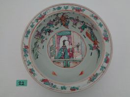 Porzellan Wasch-Schüssel Familie Rose China ca. 18-19-Jahre