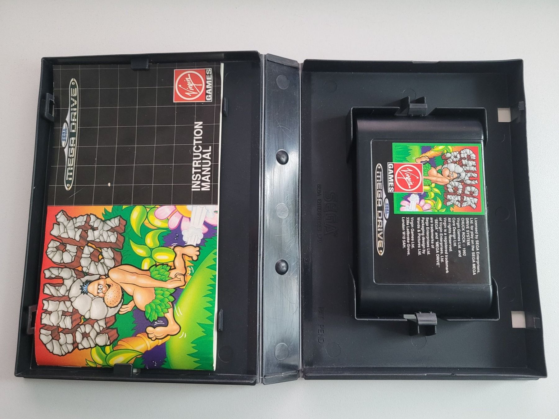 Spiele: Chuck Rock (Mega Drive) – Gebraucht aus Uezwil von -Retrogames- 1