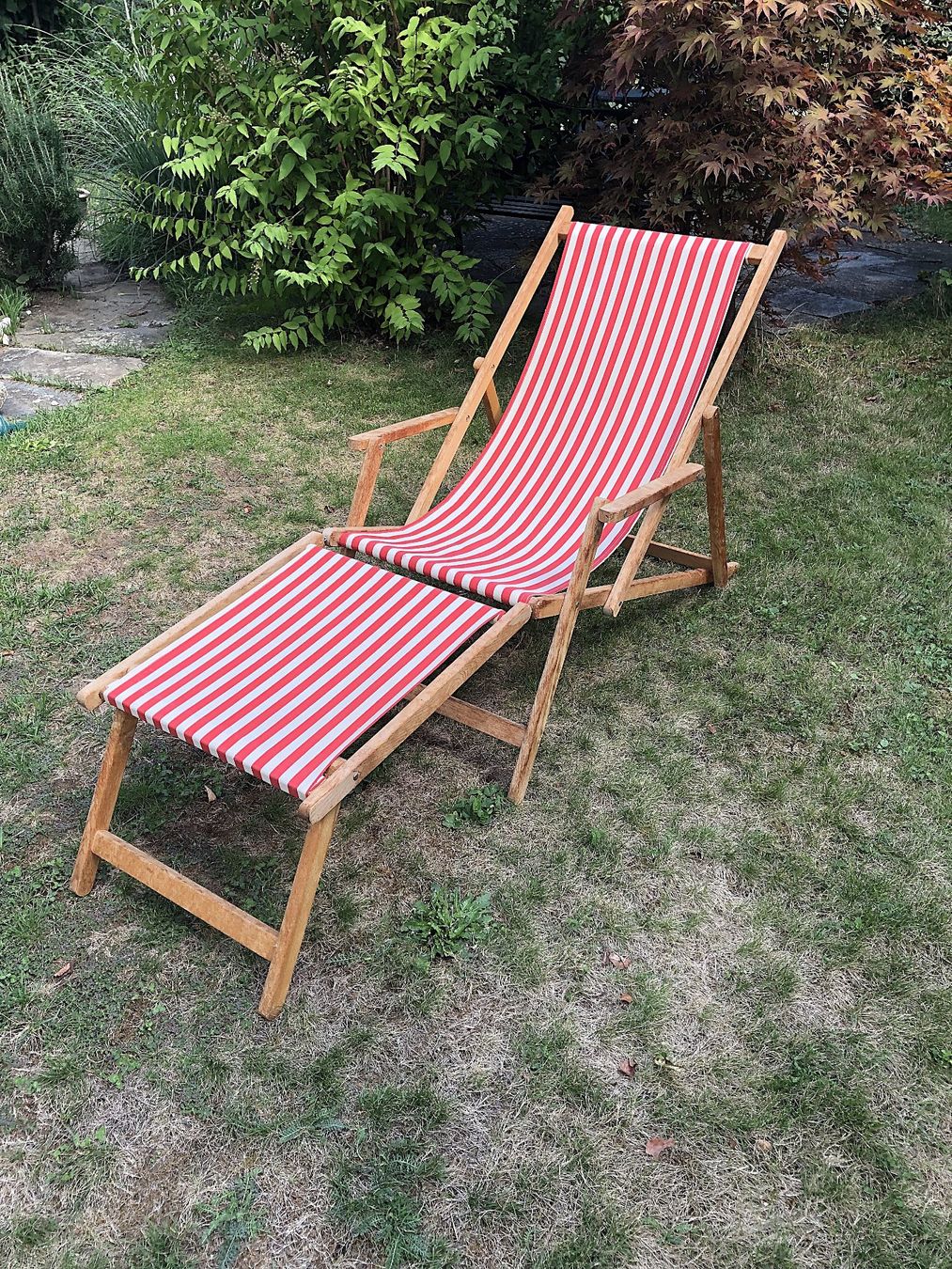 Chaises longues: 2 nostalgische Liegestühle – D'occasion à Steffisburg par tiger1952
