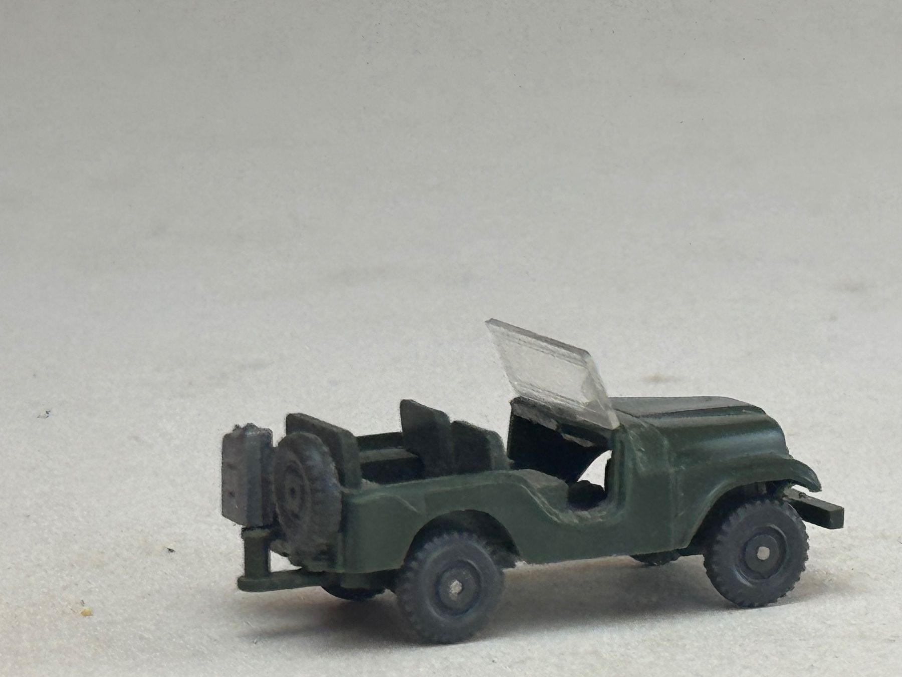 Wiking Voitures modèles: VE1- Wiking Jeep flaschengrün – D'occasion à Elm par Wikmtz 1