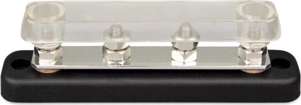 Alimentazione elettrica: Victron Energy Busbar 150A 4P mit Abdeckung – Nuovo e nell'imballaggio originale da Wetzikon ZH venduto da Anf0