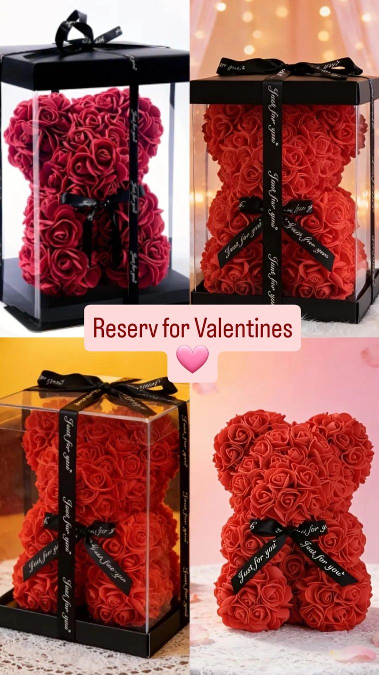 Tutte le decorazioni: Rose Bear - Romantic Gift – Nuovo (secondo la descrizione) da Richterswil venduto da ioa_2ltq 1
