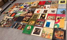 Grosse Schallplattensammlung, Klassik, CH-Musik, Franz. Musi