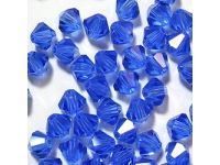 Perlen (unechte): Perlen Swarovski, 4mm, Sapphire – Neu und originalverpackt aus Schachen LU von Perlentraum