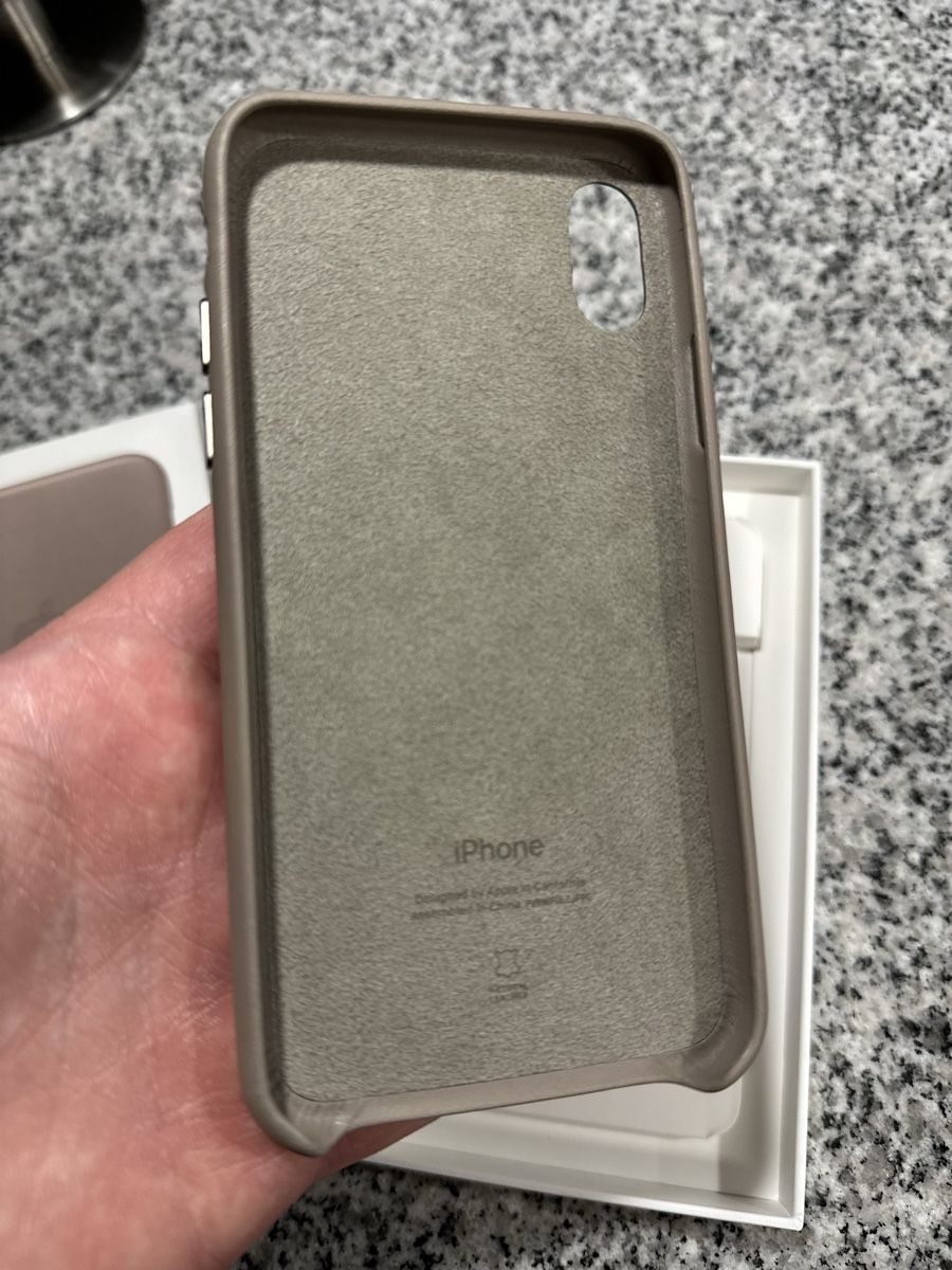 Apple Cover & Protezioni schermo: iPhone X/Xs Leather Case Taupe – Nuovo (secondo la descrizione) da Zug venduto da cvTrex 1