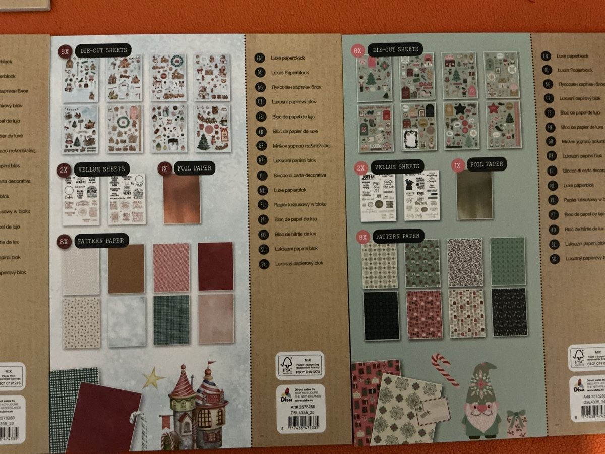 Carta: Lotto scrapbooking Natale – Nuovo (secondo la descrizione) da Paradiso venduto da Wildlime 5