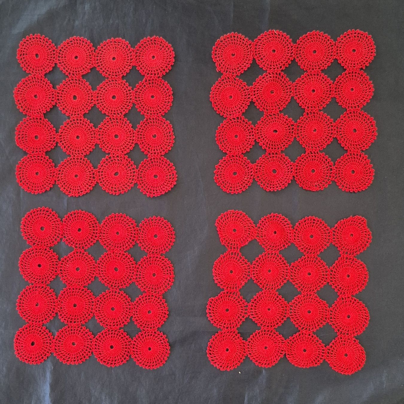 Tessuti: Spitzen in Farbe rot, Handgefertigt  – Nuovo e nell'imballaggio originale da Schaffhausen venduto da Captancemo 4