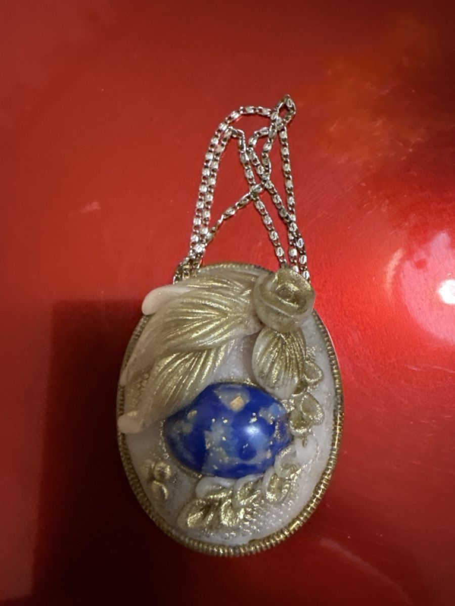 Broche Ancienne 1920 En Or Jaune 18K 750/1000° Avec Perle Fine - Longueur 5,5 Cm - État Correct