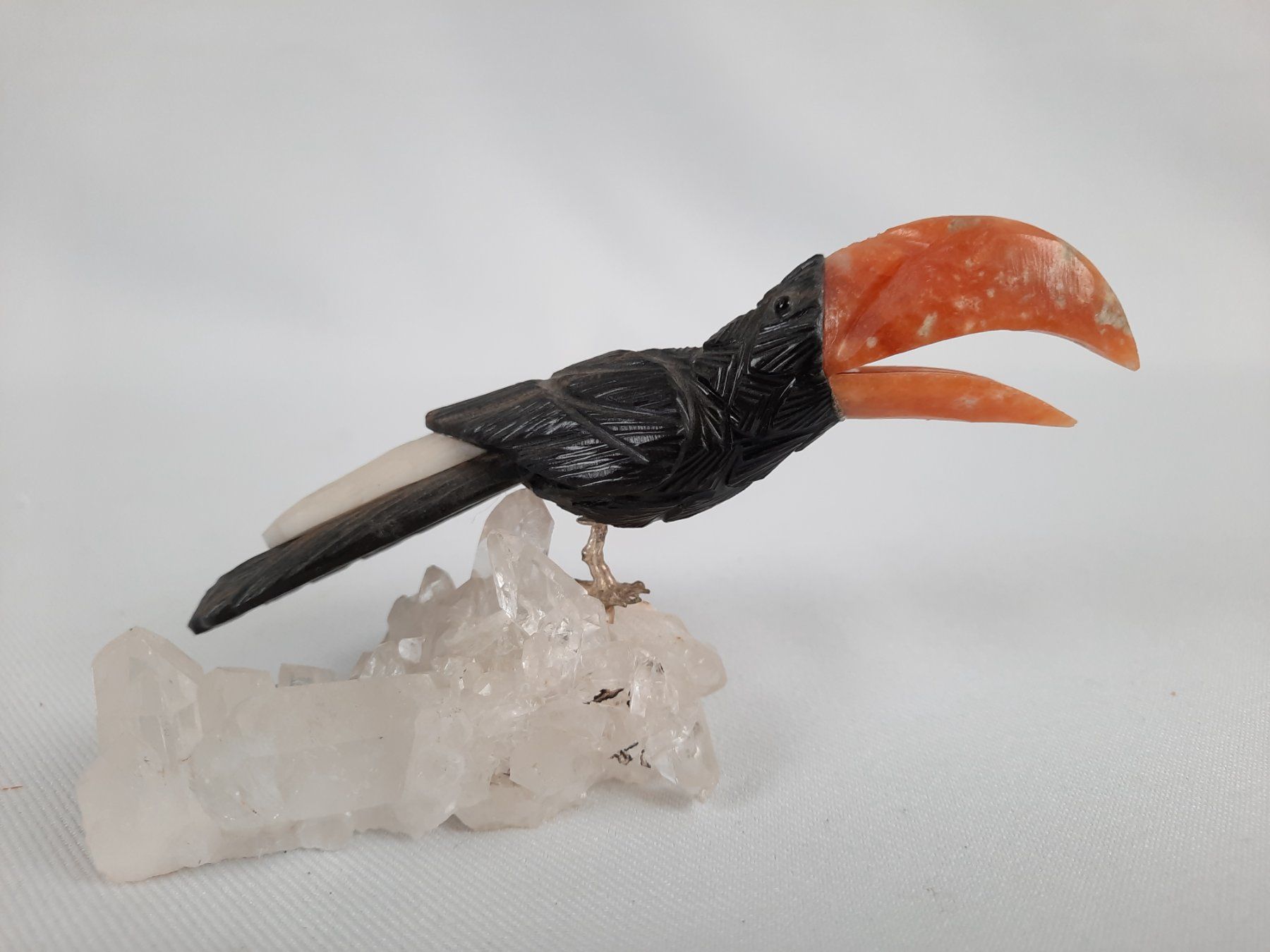 Minerali & Pietre curative: 2 Vögel auf Bergkristall – Usato da Beinwil am See venduto da Restwert_Beinwil 6
