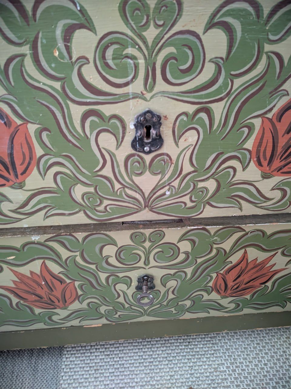 Commodes: Alte Grüne Bauernkommode – D'occasion à Zürich par oli_j5nn 3