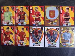 PANINI - Adrenalyn XL Qatar 22 / 10x Spanien Karten / 1Fr.!