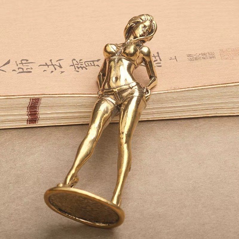 Statuette: Sexy Frau Figur aus Messing – Nuovo (secondo la descrizione) da Uerkheim venduto da Kaufoption 3