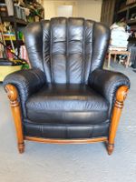 Alberto Nieri Lederstuhl 1996 Ledersessel made in Italy
