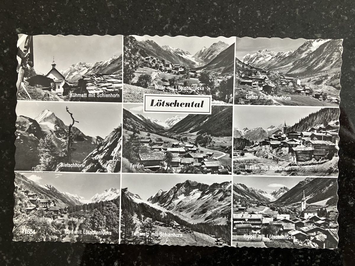 Cartoline postali: Antike Ansichtskarte Lötschental unbeschrieben – Nuovo e nell'imballaggio originale da Willisau venduto da son_lq7g