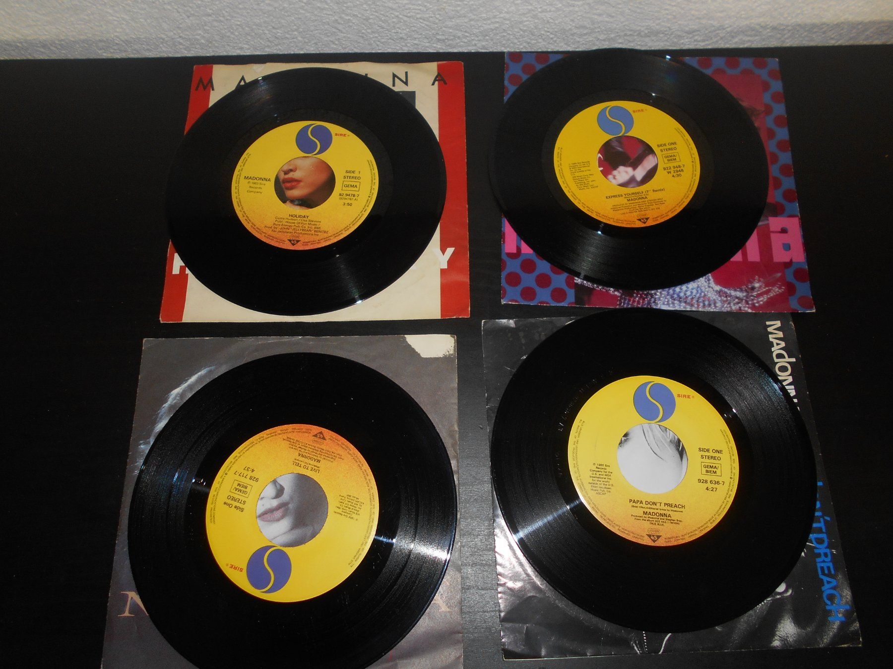 Dischi in vinile: 4 X Madonna Singles – Usato da Aarberg venduto da witchhunter01 2