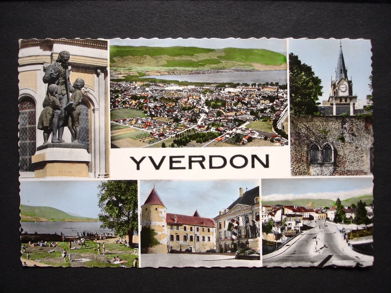 Cartoline postali: YVERDON – Usato da Jona venduto da philajona