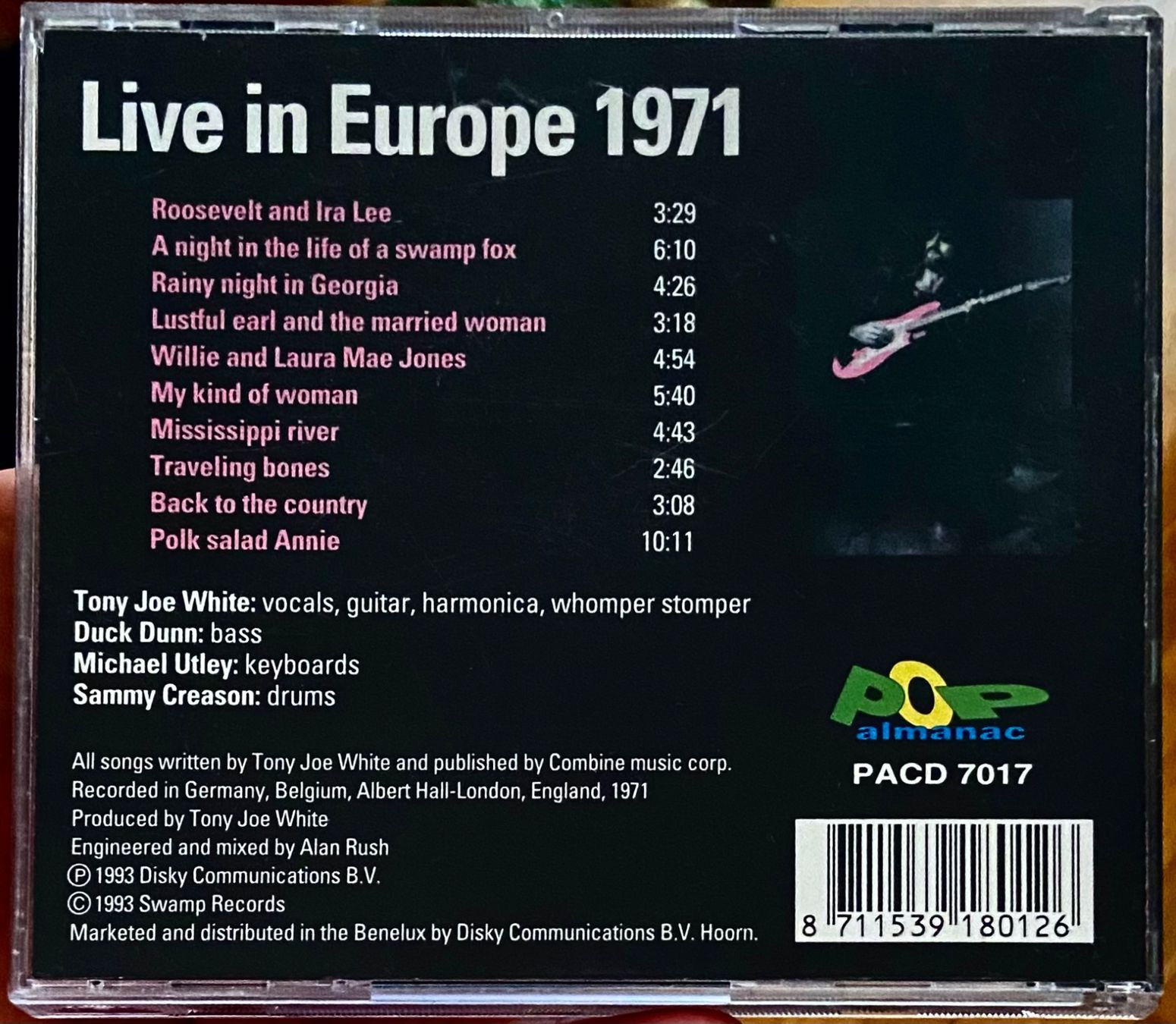 CD: Tony Joe White CD Live Europe – Usato da Luzern venduto da Lycka 1