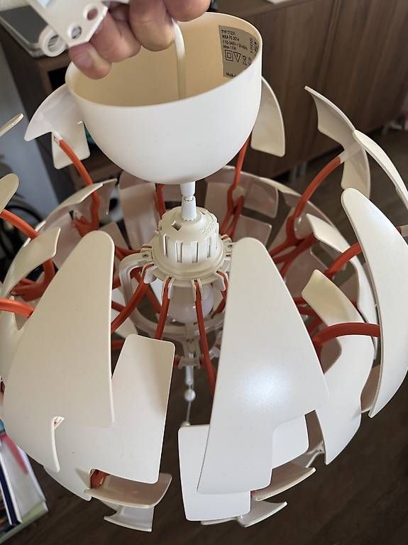 Ikea Lustres & lampes de plafonds: Ikea Hängeleuchte Weiss Deckenlampe – D'occasion à St. Gallen par Zega6 1