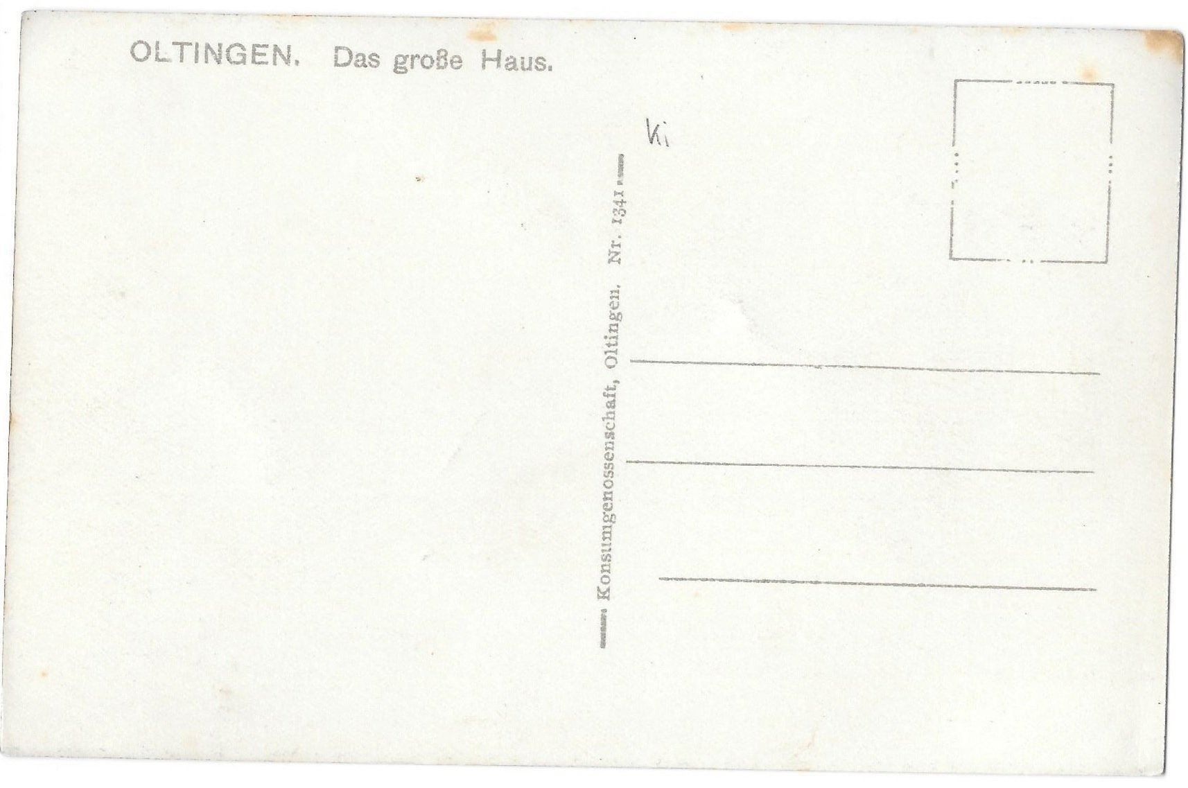 Cartoline postali: Oltingen das grosse Haus – Usato da Olten venduto da clotaldi 1