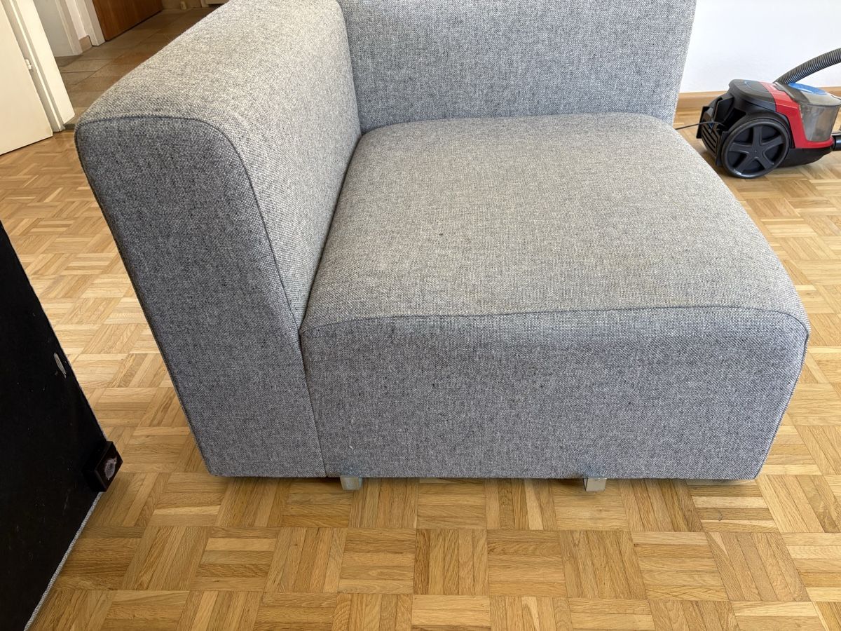 Hay Divani: Hay Mags 3er oder 2er Sofa mit Sessel grau – Usato da Basel venduto da goofy2011 4