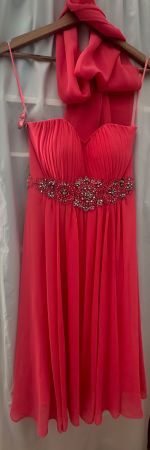 Elegantes Kleid Midi-Wadenlänge XS