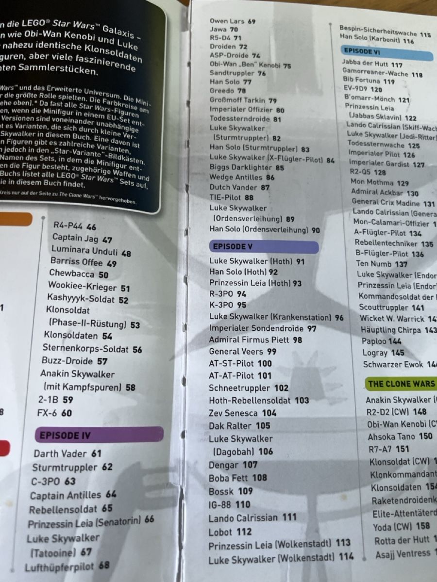 Libri: Buch: LEGO Star Wars Lexikon der Minifiguren  – Usato da Oberengstringen venduto da Kadarp 5