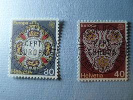 1976 Europa  576+ 577 ET Vollstempel