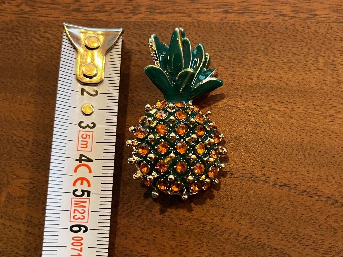 Spille & Fermagli: Ananas Brosche (Strass ) – Nuovo e nell'imballaggio originale da Gams venduto da Mariawicca 7