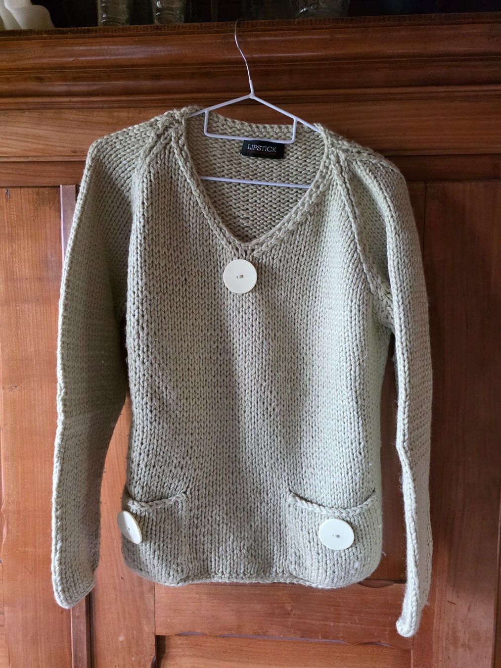 Maglioni & Felpe: Vintage Lipstick Jeans Couture Strick Wolle Pullover 42 – Usato da Walterswil BE venduto da Lonitti