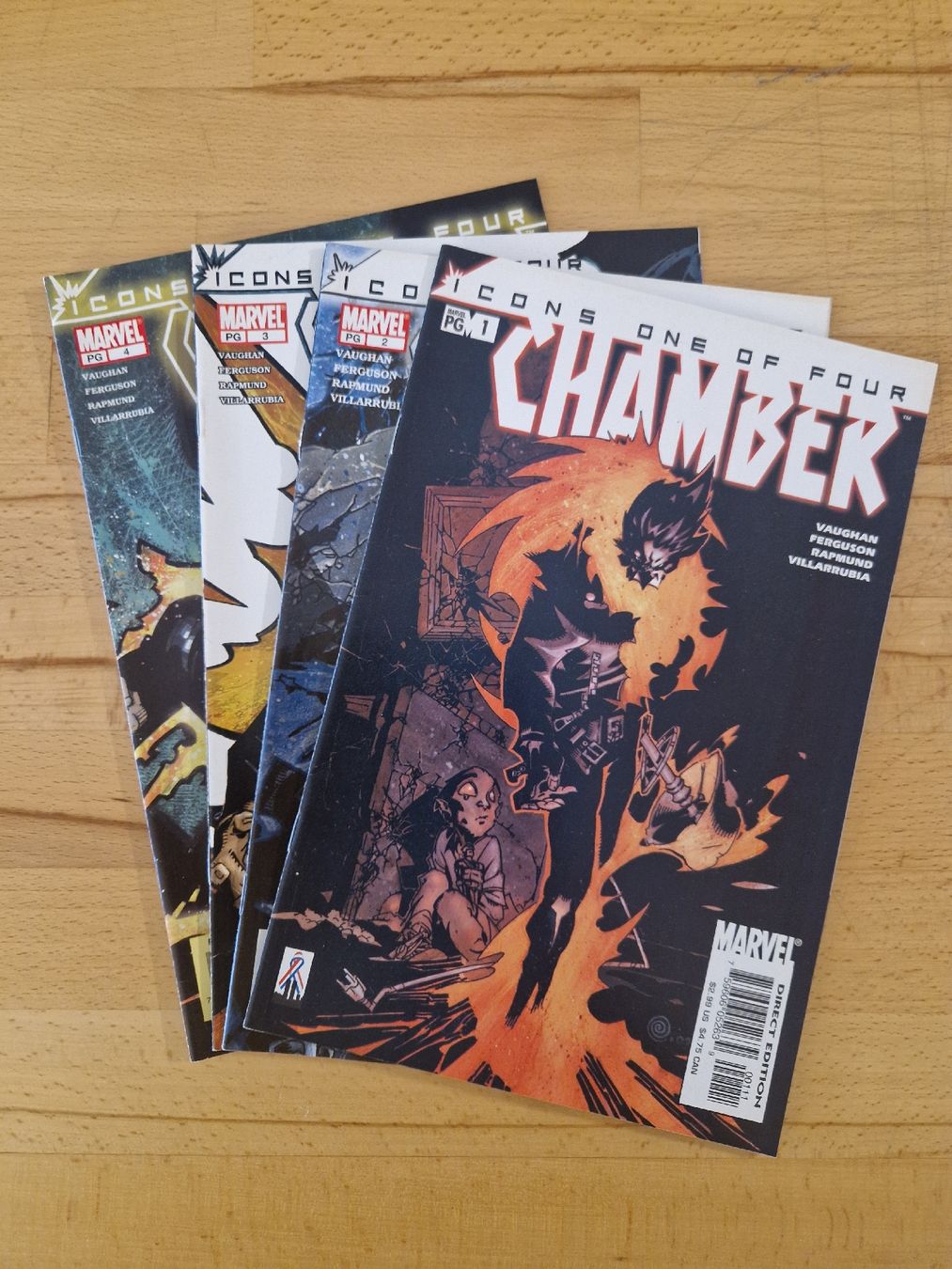 Fumetti: Chamber #1-4 (complete) – Usato da Biel/Bienne venduto da collector_comics