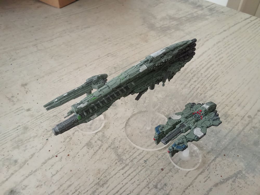 Dropfleet Commander UCM Flotte - bemalt (Gebraucht) in Herisau für CHF ...