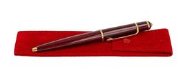 Penna a Sfera Cartier Diabolo Lacca Bordeaux Marmorizzata