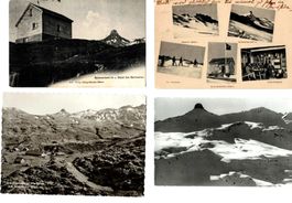 4 Ansichtskarten Flumserberg (SAC) Spitzmeilen gebraucht