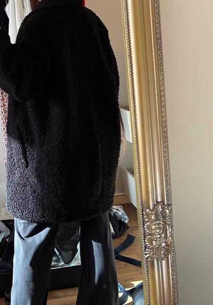 Zara Cappotti: Schwarzer Zara Teddymantel – Usato da Embrach venduto da ale_v5qn 2