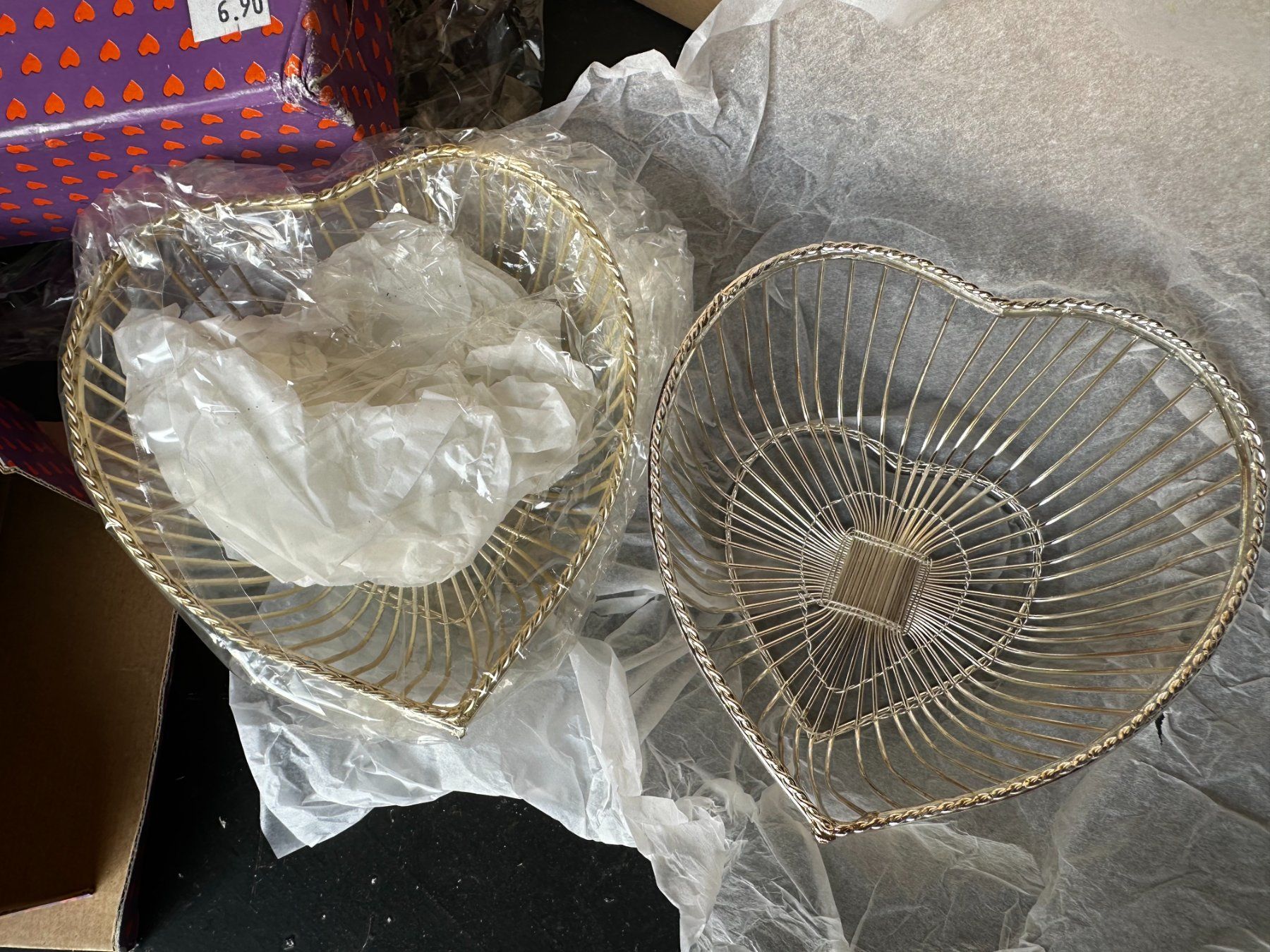 Altro per la casa: Deko-Herzkörbe, 2 Stk., Vintage Romantik – Nuovo (secondo la descrizione) da Kesswil venduto da mie_g89p