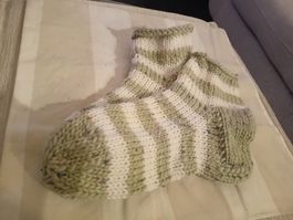 Warme, handgestrickte Socken, Gr. 30/31 Winterzeit!