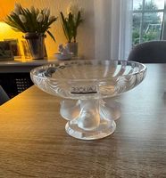 LALIQUE, coupe "NOGENT" cristal incolore