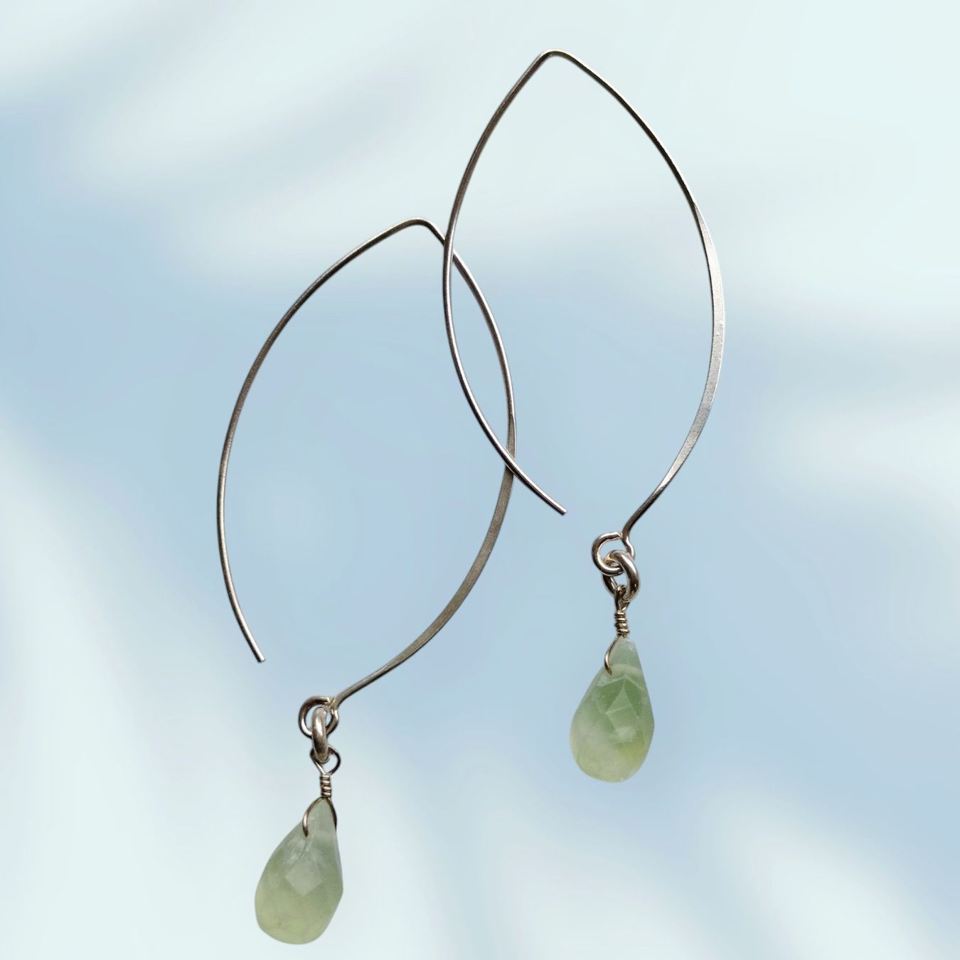 Ohrringe & -stecker: Ohrringe 925 sterling Silber mit Prehnit hellgrün – Neu (gemäss Beschreibung) aus Schwyz von els_7cys 1