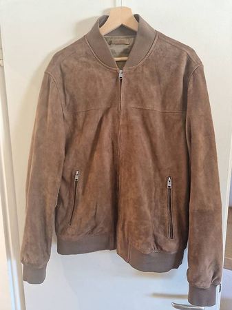 Mango MNG Man Lederjacke Herren L  100% Ziegenleder